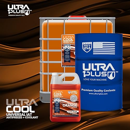 Miniatura 8 de ULTRA 1PLUS Refrigerante anticongelante - Universal Premezclado 50/50 Naranja - Refrigerante de motor listo para usar - Galón 4 QTS