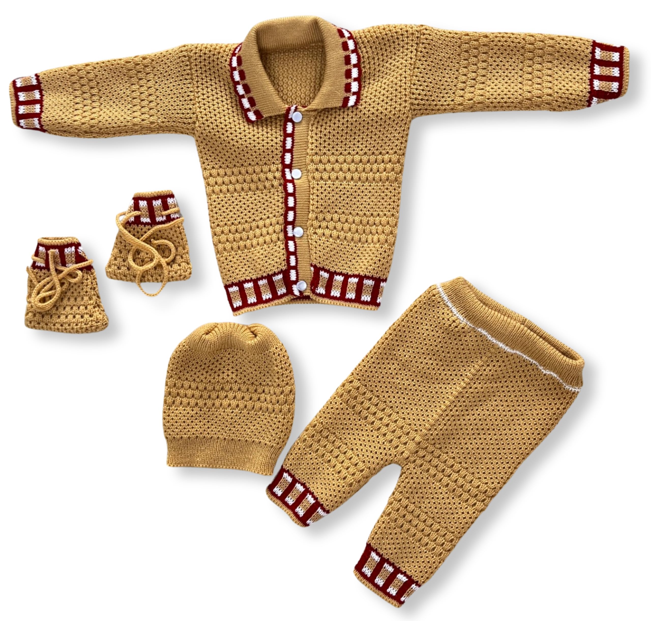 CHAUDHARY Traders Soft Woolen Lightweight Sweater for New Born Baby Boy and Girls