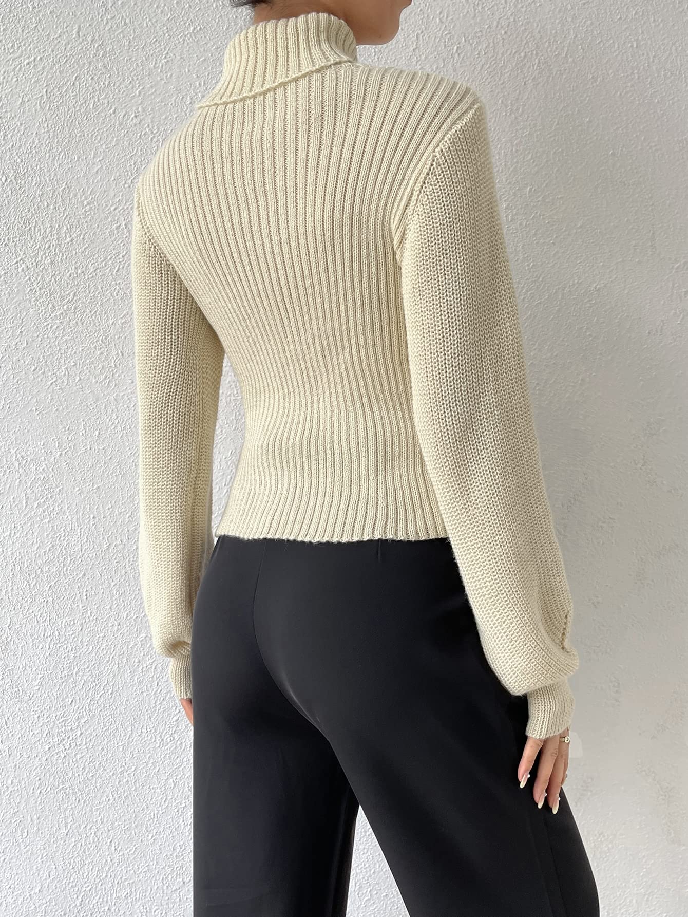 トップス mame Eyelet High Neck Knitted Top Amazon.com: Neeno Turtleneck Cut Out Eyelet Detail Sweater (Color