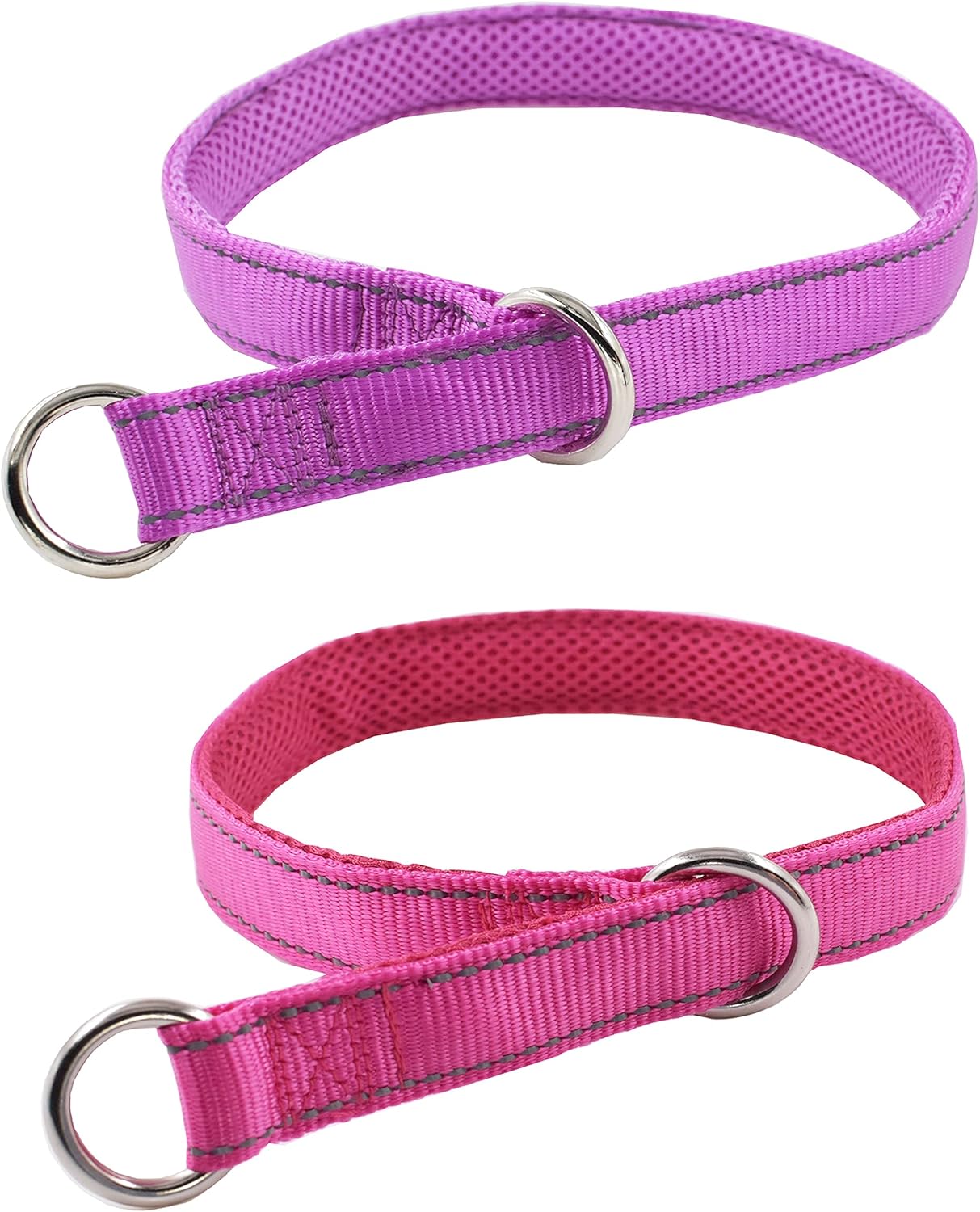 WoYous Dog Slip Collar Set, Two Pieces Dog Choke Collar