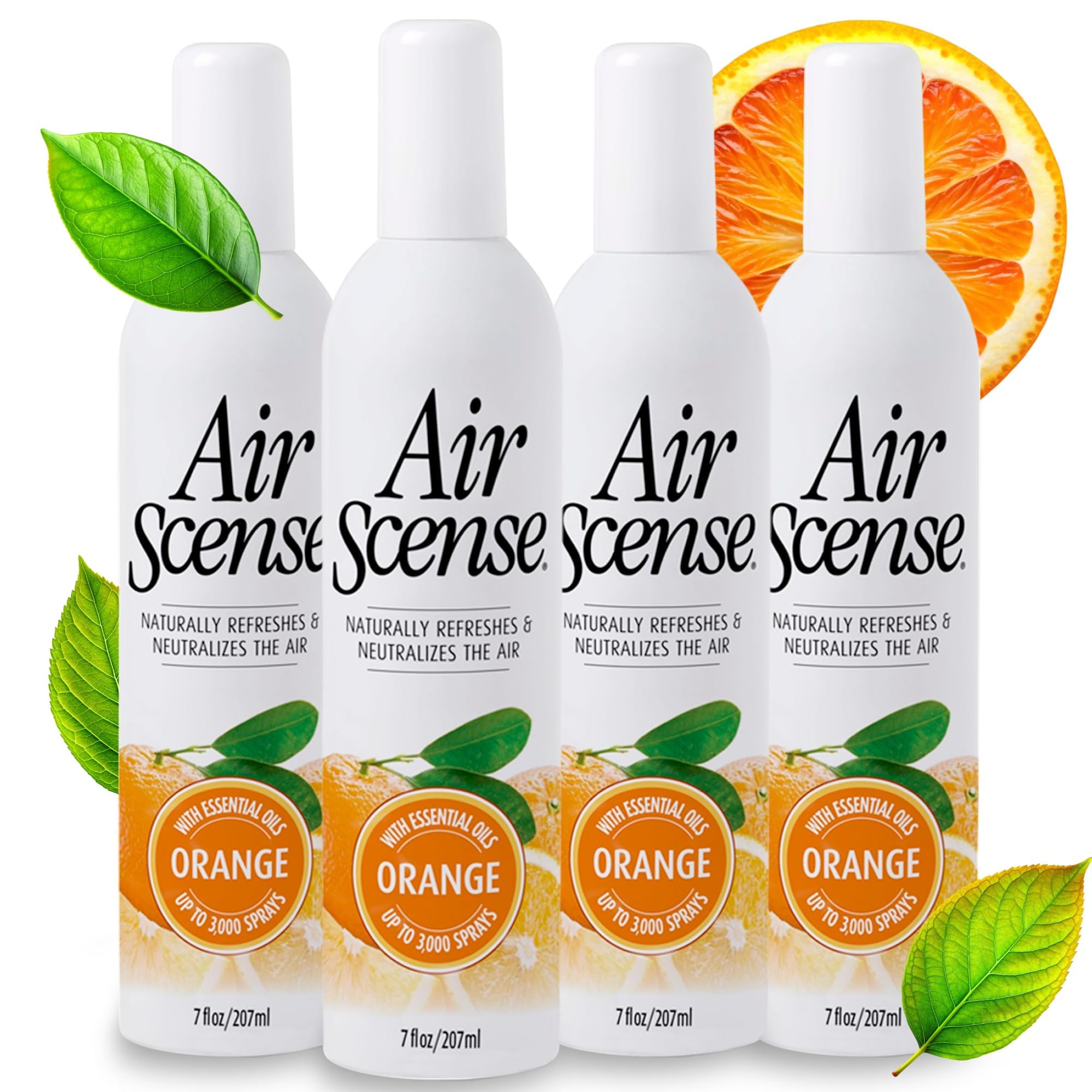 Air Scense - Orange Air Freshener, 4 X 7 Fz