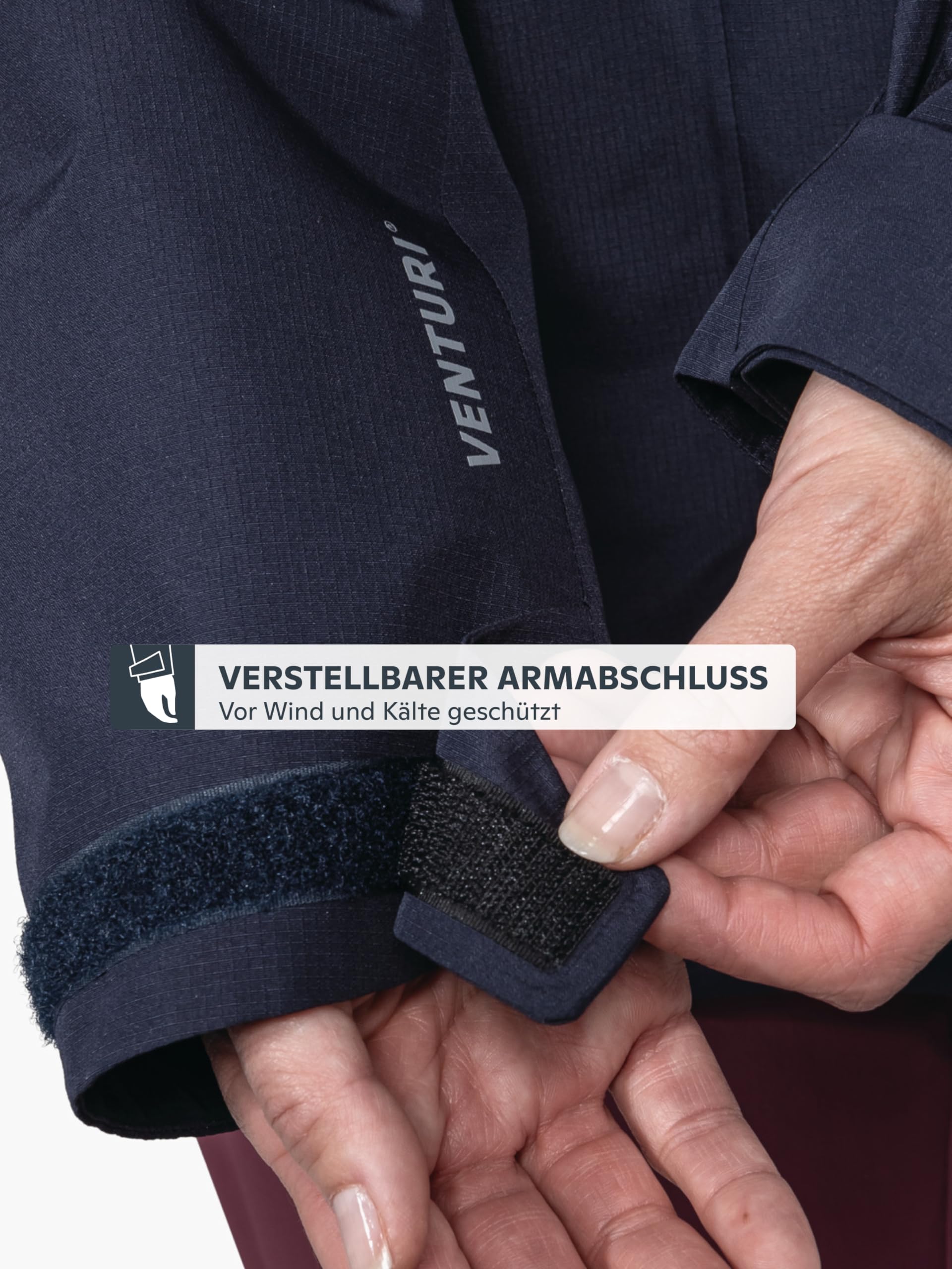 Schöffel Damen 3in1 Jacket Style Okere WMS, wasserdichte, atmungsaktive Outdoorjacke mit herausnehmbarer Fleecejacke, warme 3in1 Jacke mit verstellbarer Kapuze
