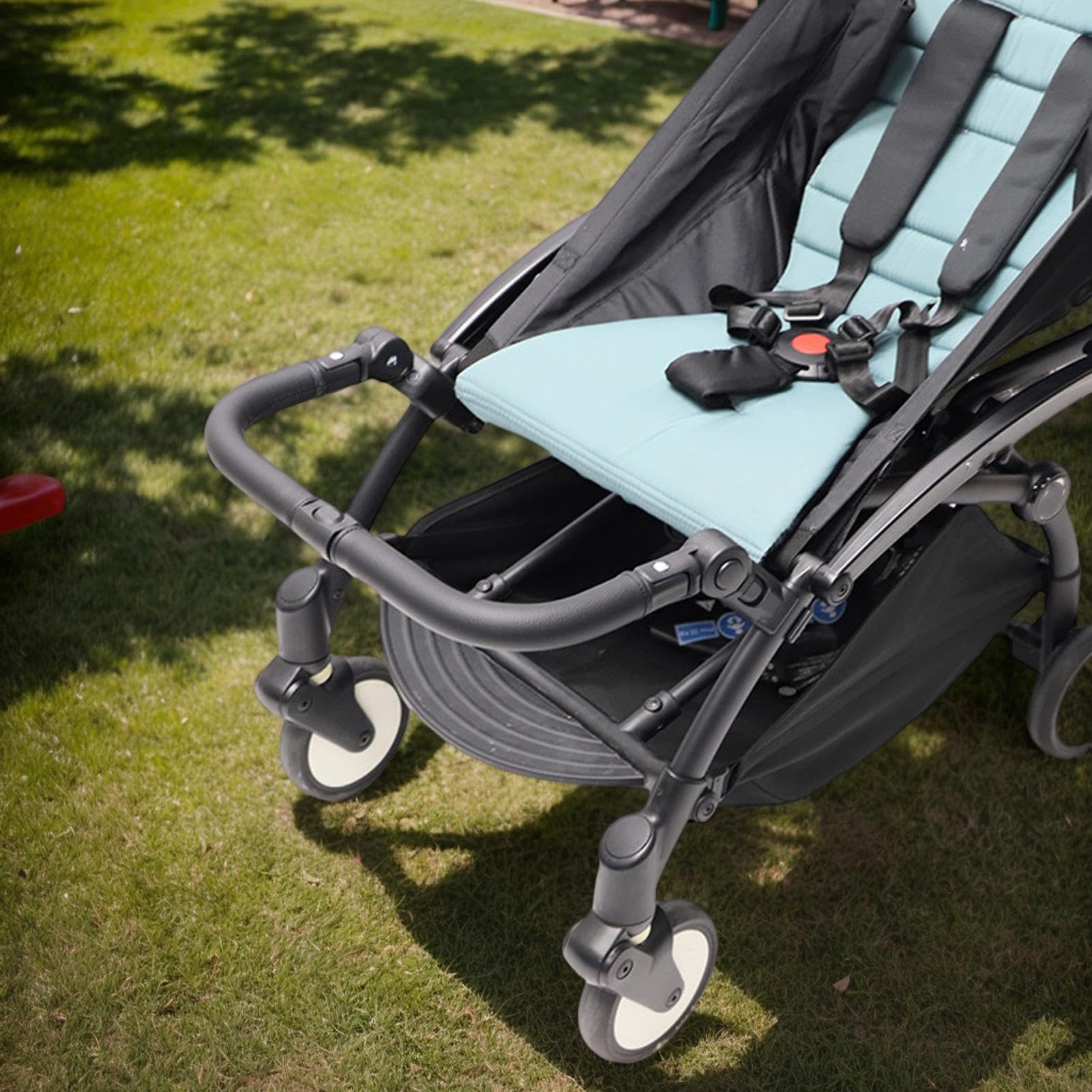 Stoßstange für Kinderwagen, Stoßstange für Kinderwagen, Armlehne, Griff, verstellbarer Winkel | Lenkerstange für Armlehne für Kinderwagen, Zubehör für
