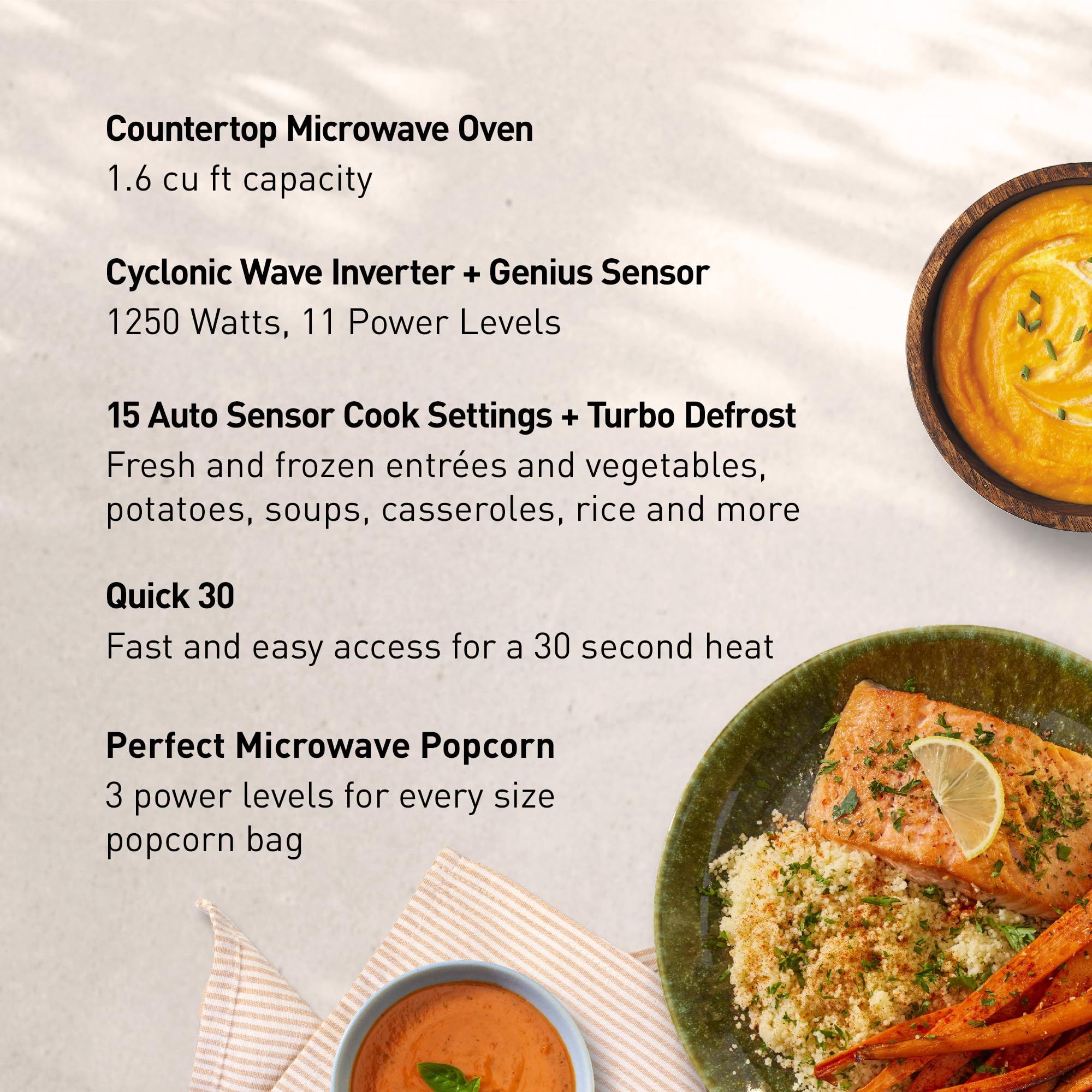 Panasonic NN-SN76LS 1.6 cu.ft Cyclonic Inverter Countertop