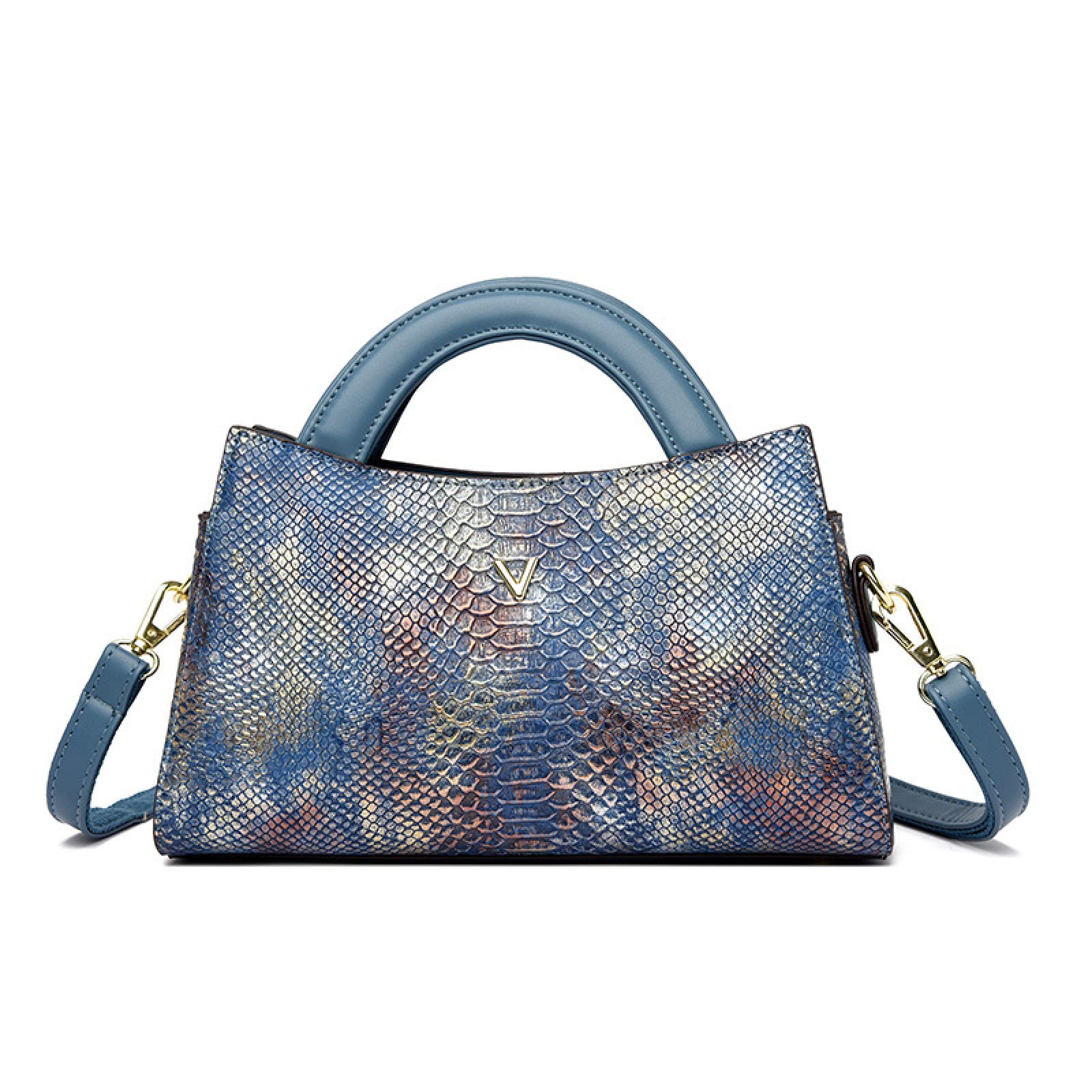 BHUJIA Bolsos De Mujer, Bolsos Cruzados De Un Hombro Para Mujer, Bolsos De Mamá De Mediana Edad Con Patrón De Piel De Serpiente, Bolsos De Comercio Exterior