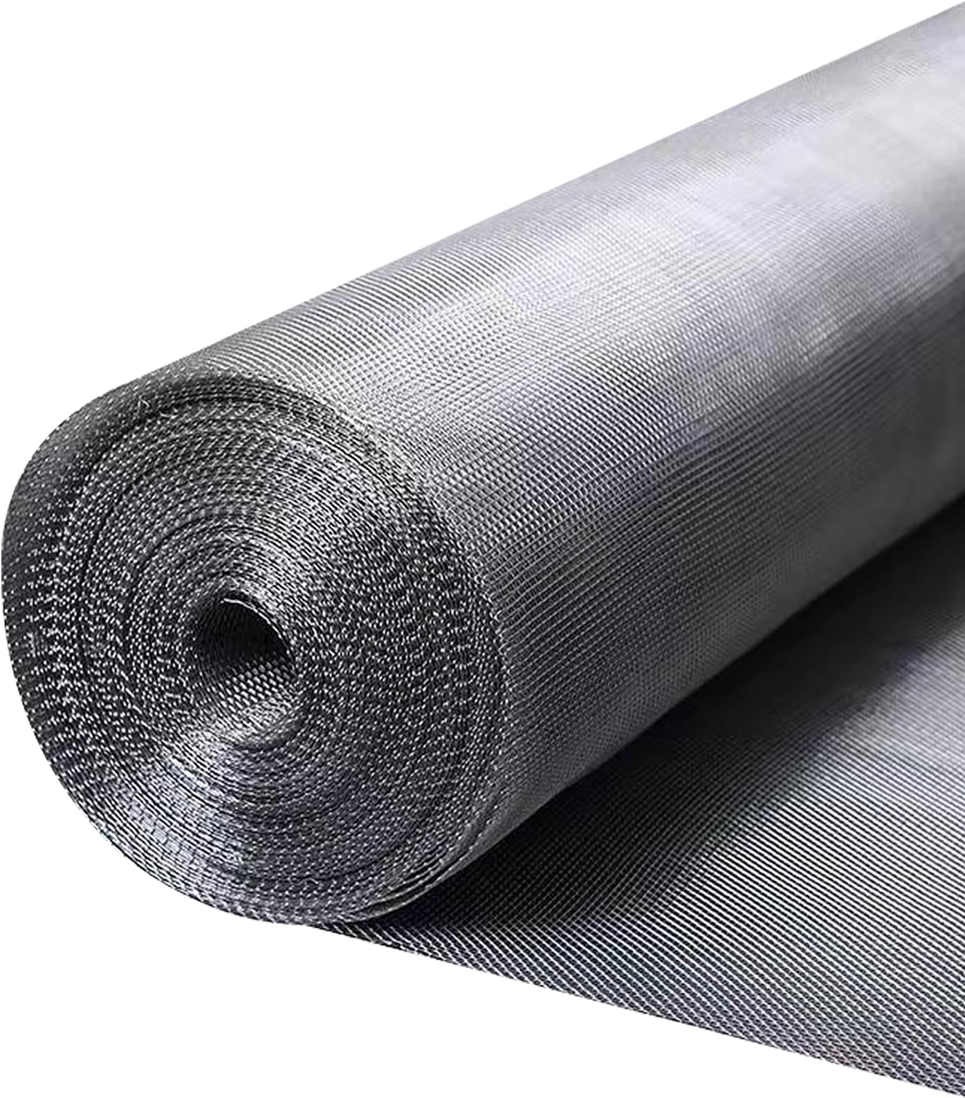 304 Stainless Steel Mesh Window Screen Roll 47" x 200" with Stab Resistant Gloves, Pet Proof Window Screen Replacement, Durable Wire Mesh Screen for Home and Office (36" x 200")