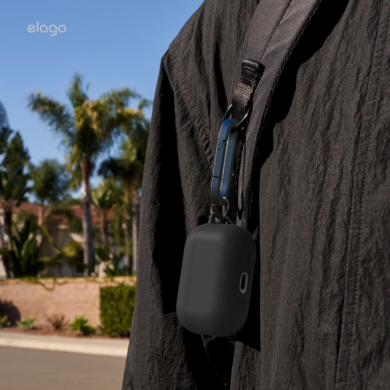 Amazon.co.jp: 【elago】 AirPods Pro3 対応 ケース シリコン 耐衝撃