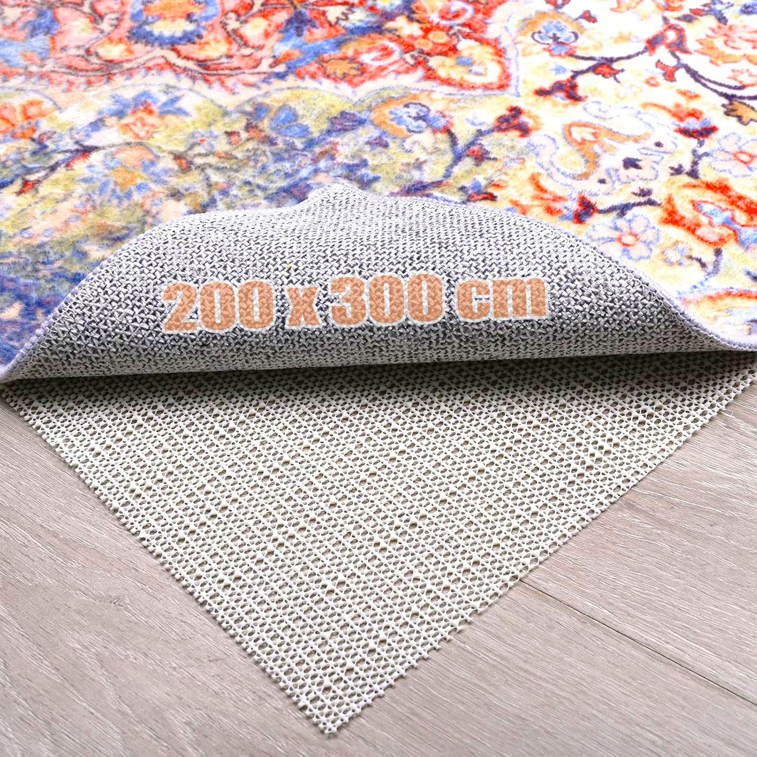 Tappetino antiscivolo, 200 x 300 cm, antiscivolo, per tappeti, cassetti, vassoi