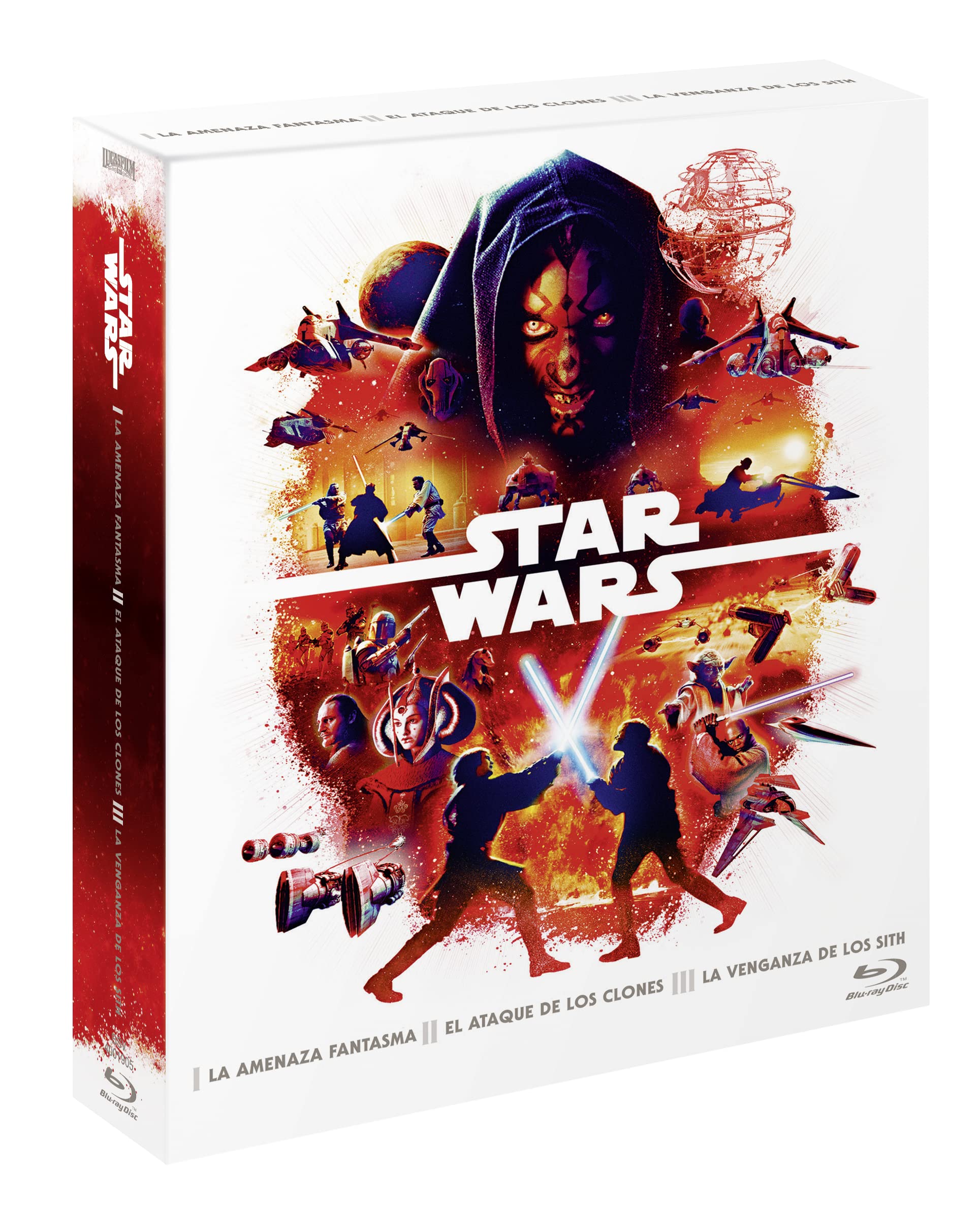 BD TRILOGIA STAR WARS EPS 1-3