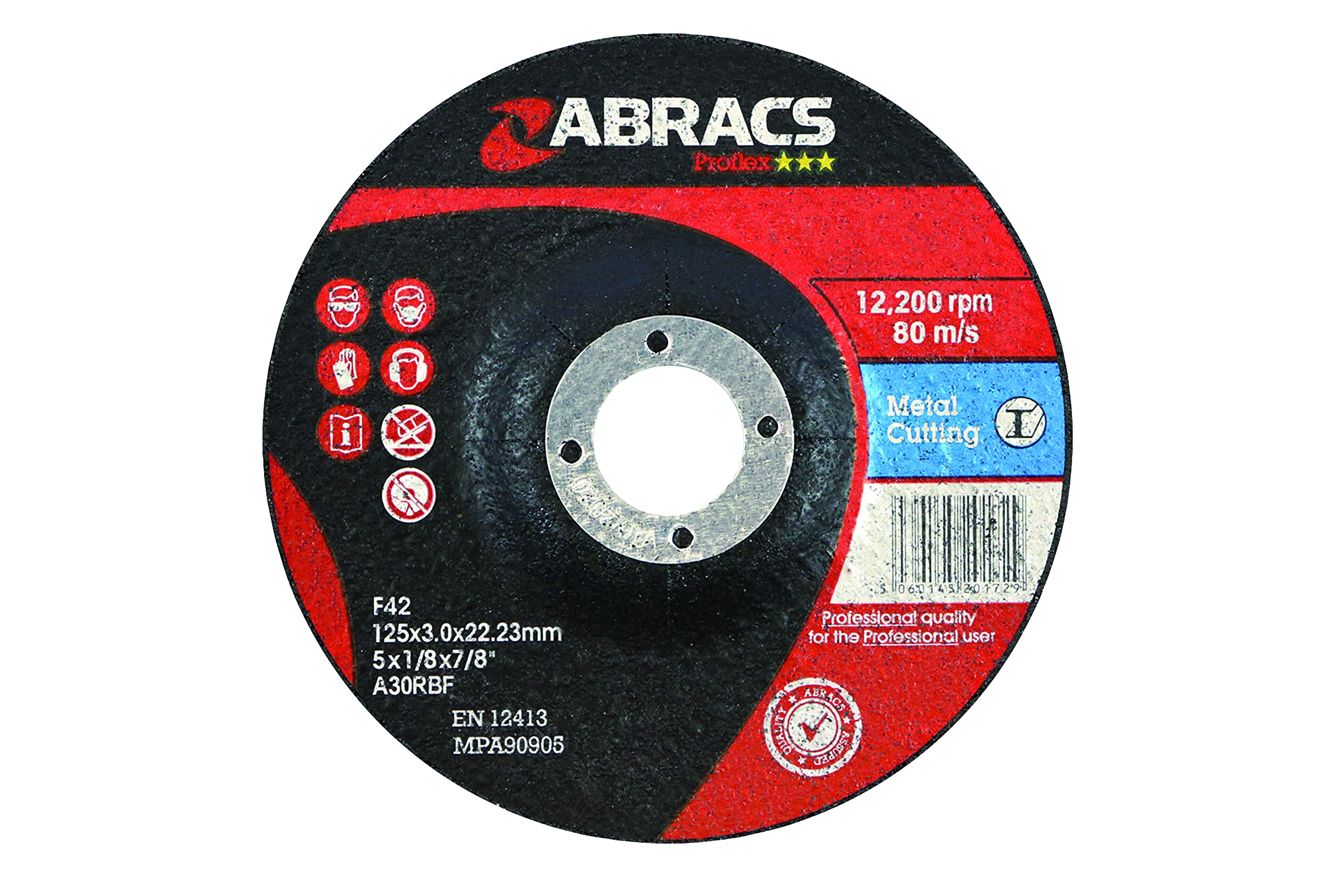 Connect Abracs DPC Cutting Discs 125mm x 3.0mm 10pc 32051