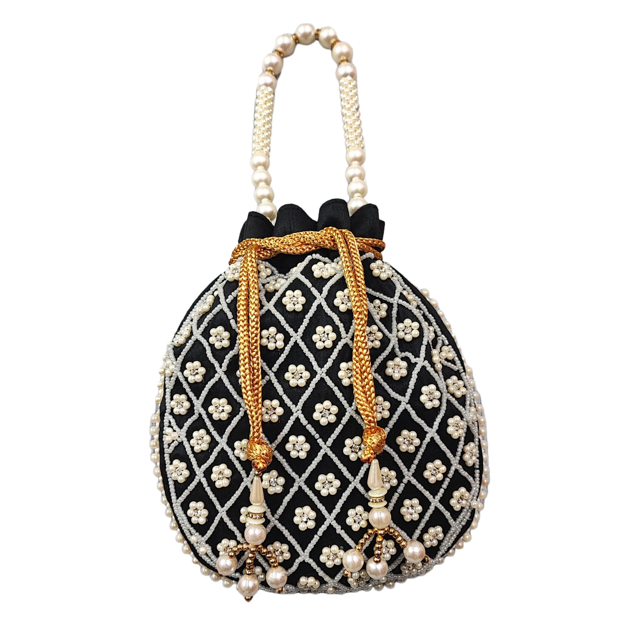 See full amazon price history chart for EK PAHECHAN Womens Beautiful Handmade Raw Silk Fabric Heavy Embroidery Work Ethnic Drawstring Potli Bag for Parties & Weddings (Maroon) EK PAHECHAN Womens Beautiful Handmade Raw Silk Fabric Heavy Embroidery Work Ethnic Drawstring Potli Bag for Parties & Weddings (Maroon) (B0D1CHCBKL) Amazon Price History, Amazon Price Tracker