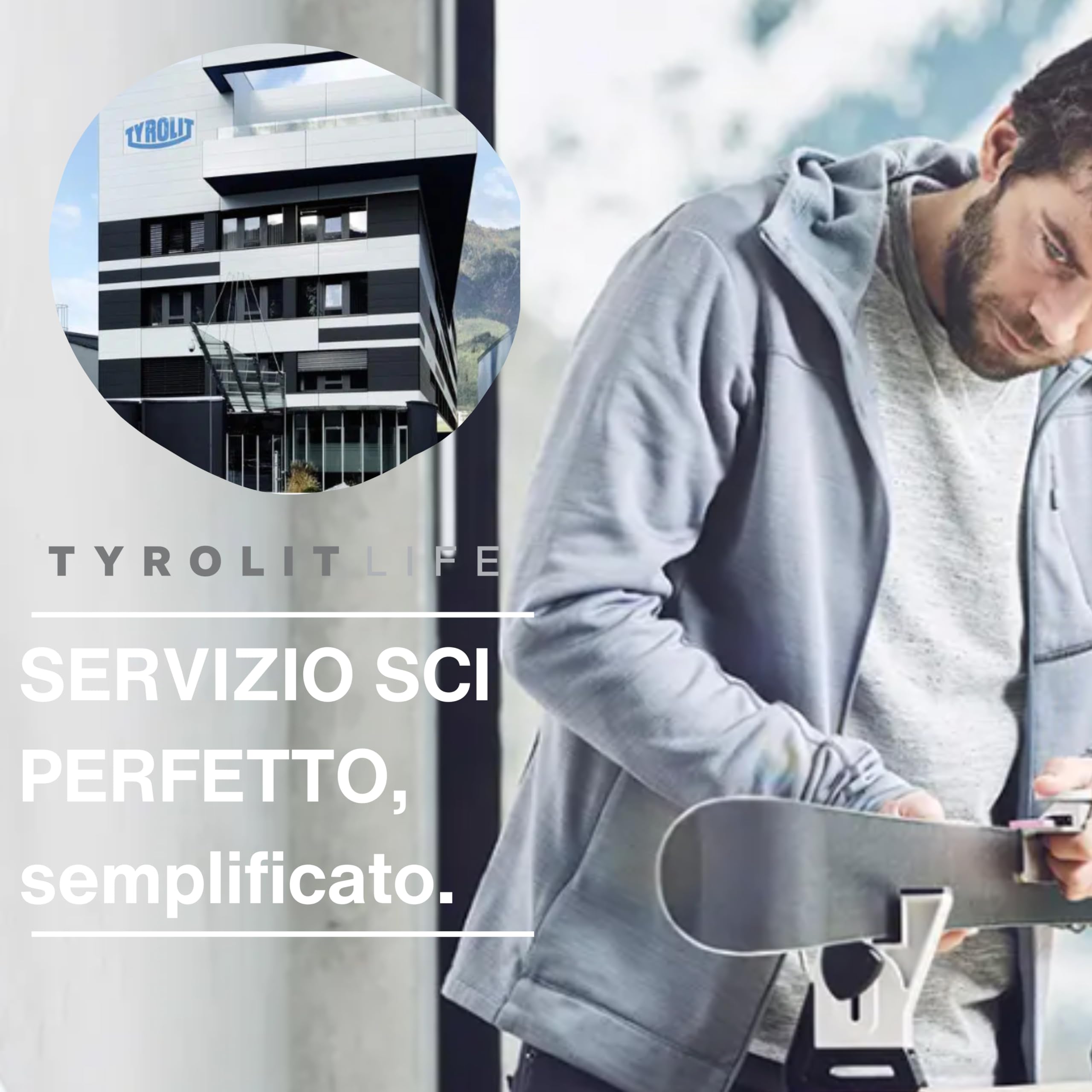 Tyrolit Life Spazzola laterale per sci e snowboard - Lavorazione precisa e delicata dei bordi per sci e snowboard - La base perfetta per spigoli puliti - Regolazione flessibile