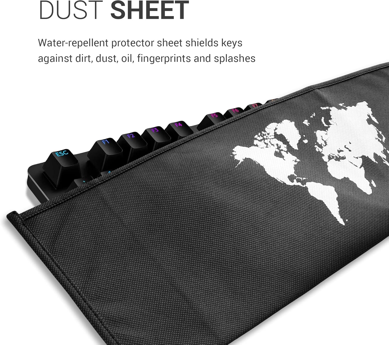 kwmobile Keyboard Cover for Logitech G512/G513 Carbon Tactile/Linear/GX