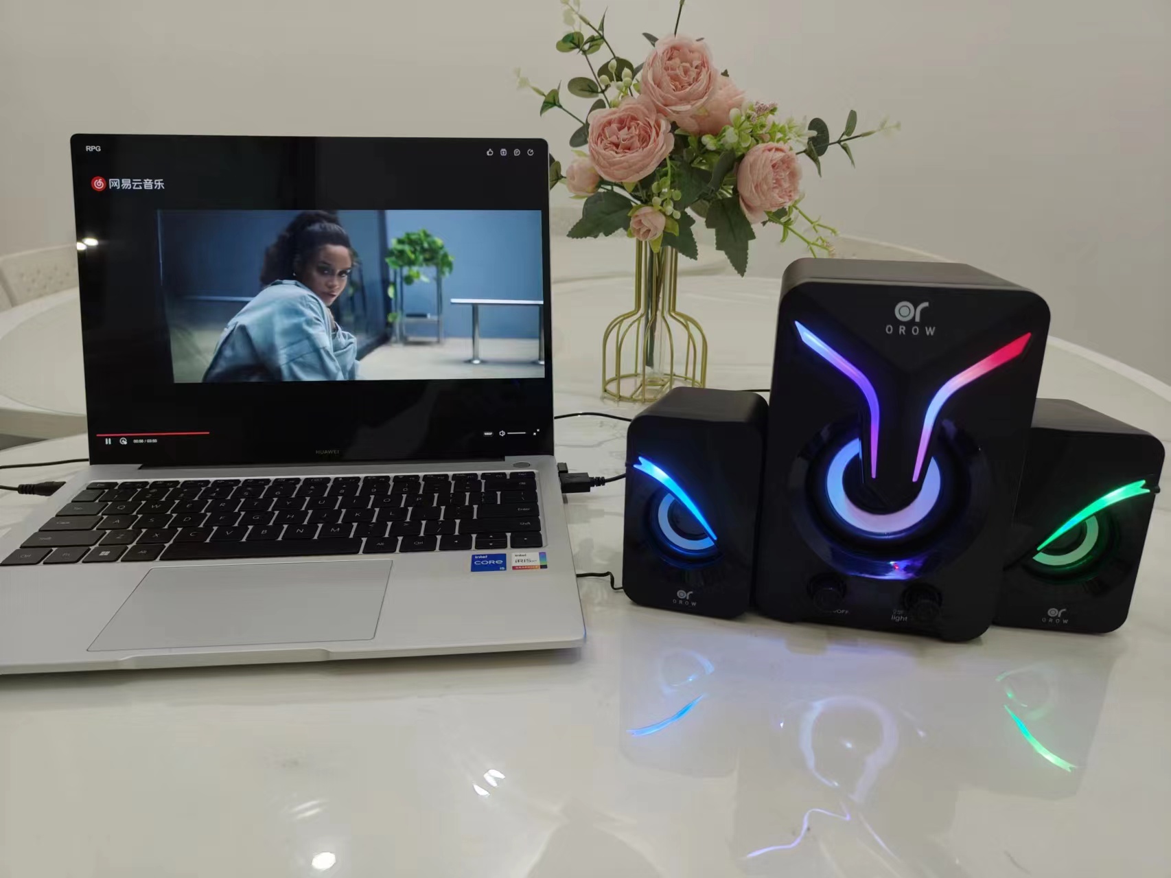 Mini Speaker OROW USB Powered Computer Speakers - Mini Desktop Speakers ...