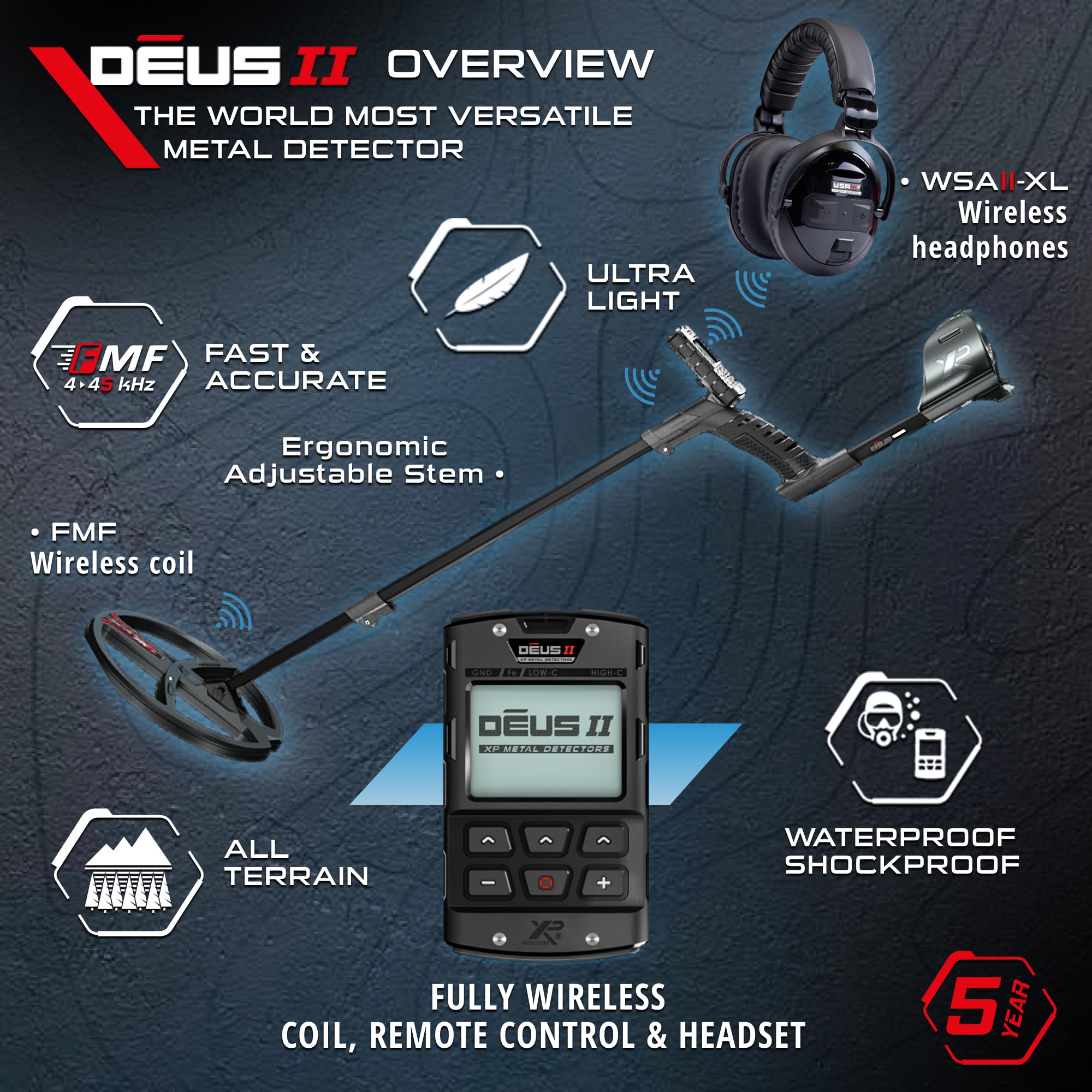 Amazon.com: XP Metal Detectors Deus II RC - 9