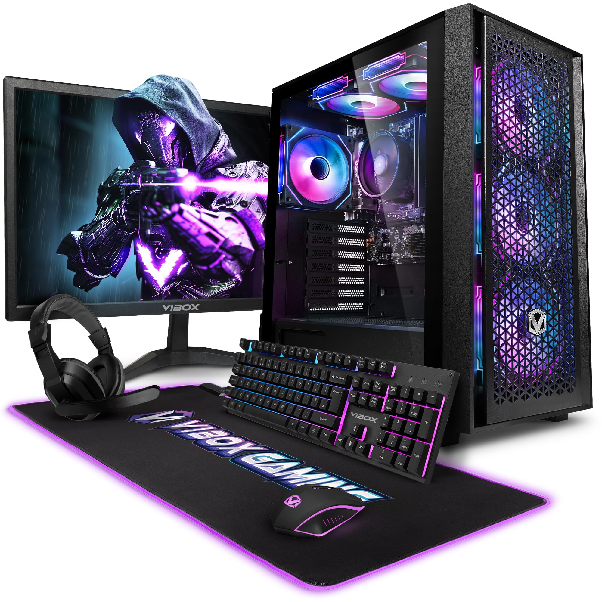 Pc Gamer Completo Amd Ryzen 3 3200g 4.0ghz 8gb Ddr4 Placa De Vídeo