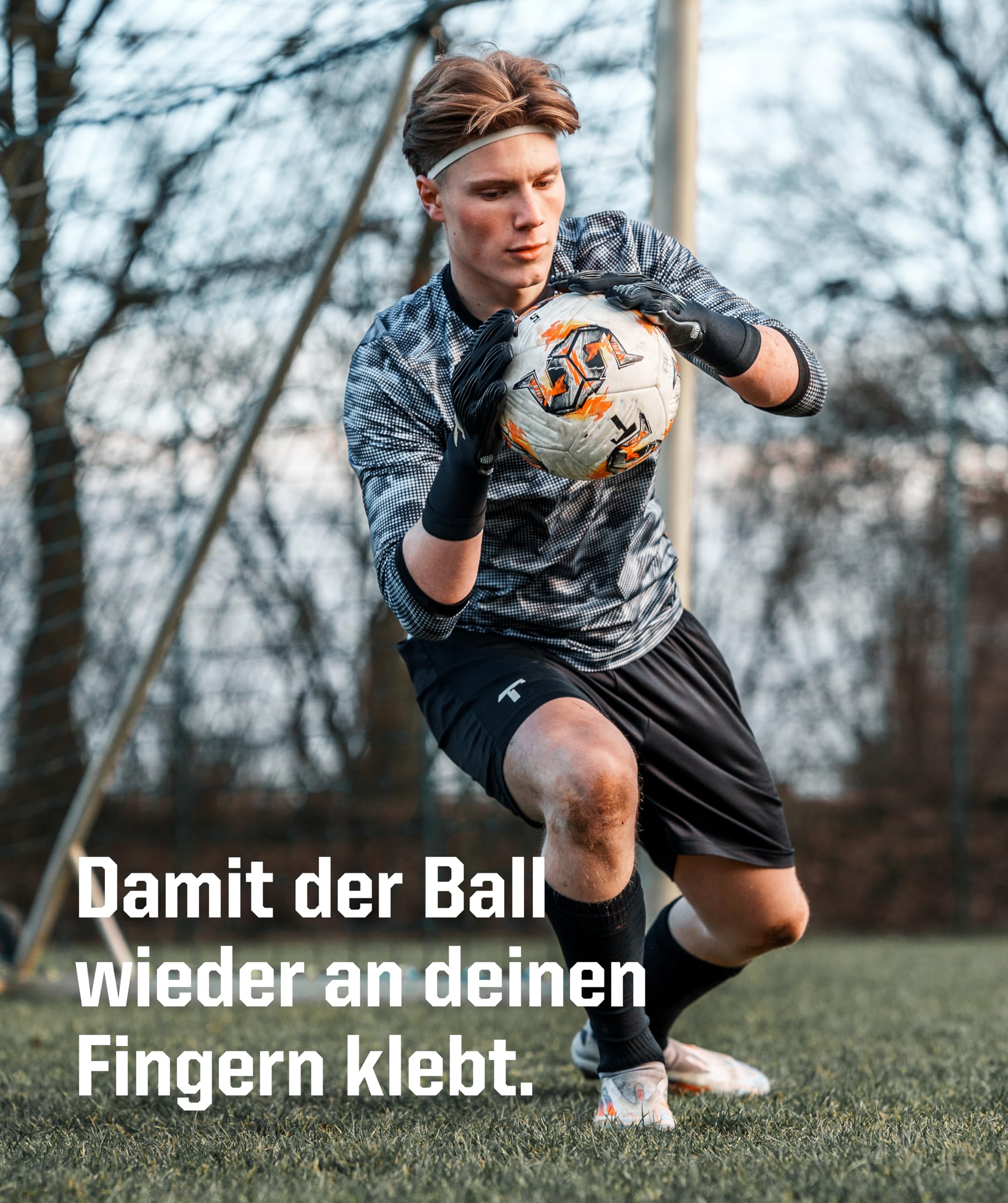 T1TAN Grip Spray für Torwarthandschuhe, TURBOGLU & AQUAGLU, 200ml, Grip Booster bei jedem Wetter, Fußball Torwarthandschuh-Spray