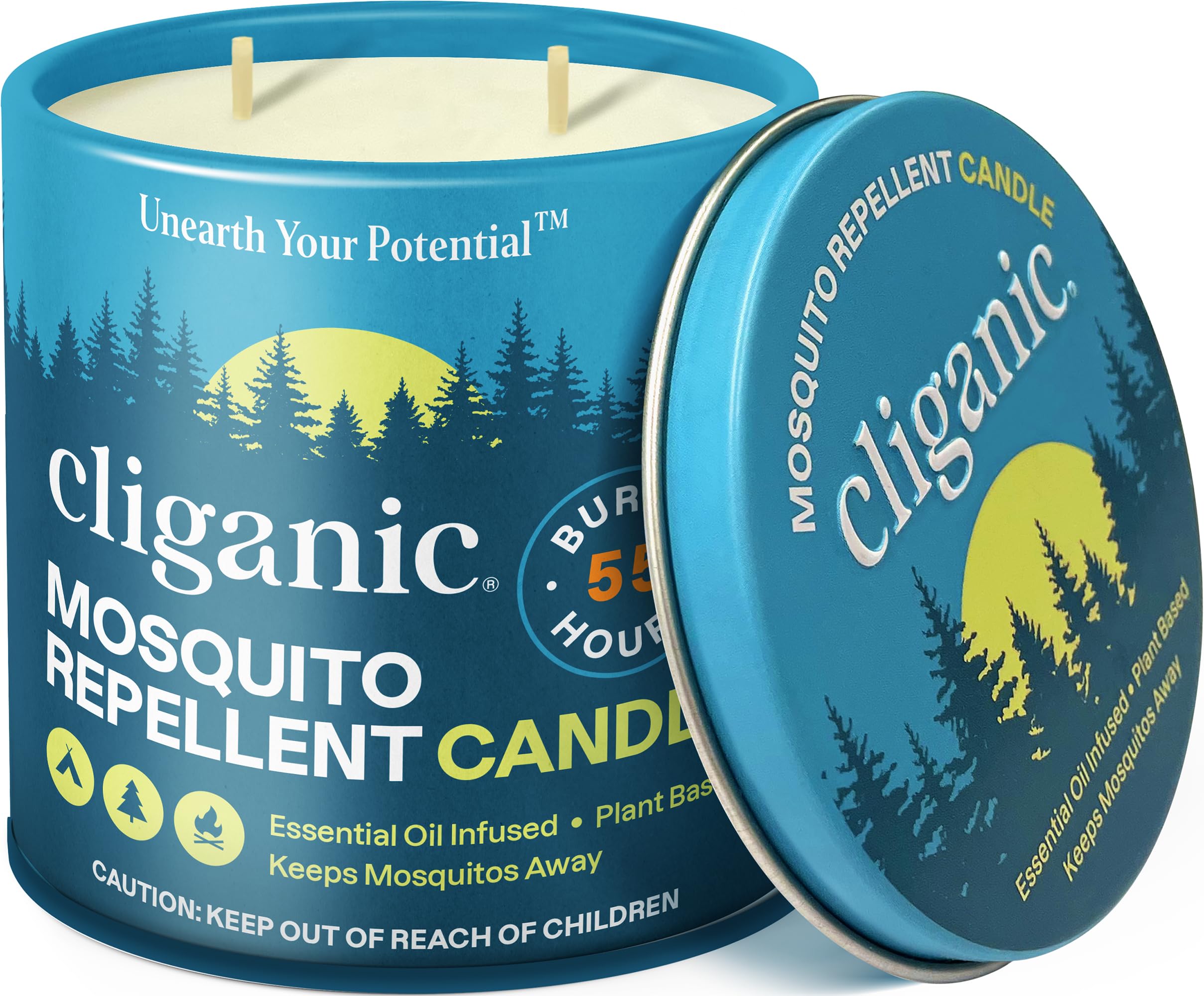 Cliganic Natural Mosquito Repellent Candle