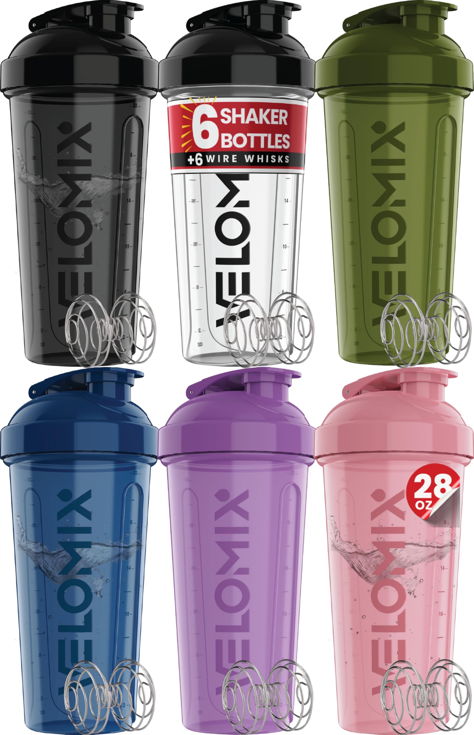 VELOMIX 6-Pack Black