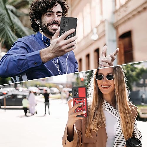 Miniatura 7 de Funda para Samsung Galaxy A53 5G, Galaxy A53 5G con protector de pantalla HD, resistente a prueba de golpes, con anillo magnético para Samsung A53