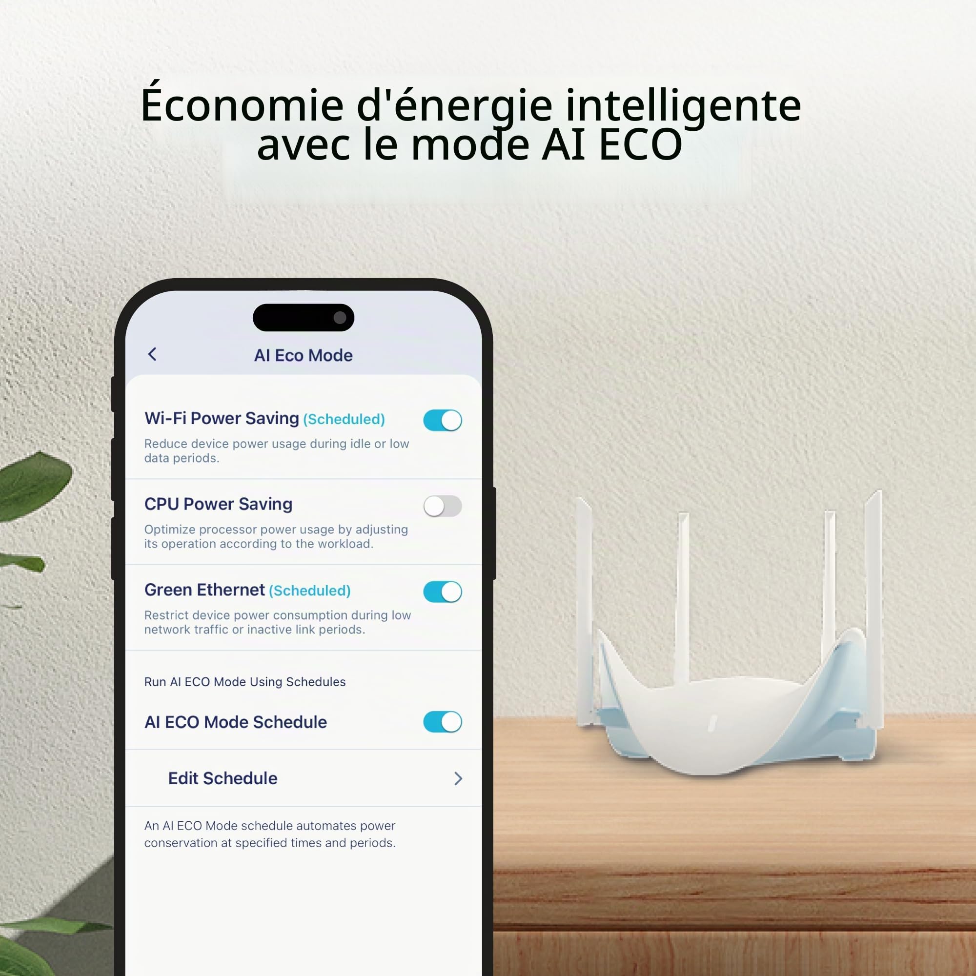 D-Link R36 BE3600 Routeur Wi-FI 7 Intelligent, Double Bande 3600 Mbps, Ports 2.5GbE, Mesh avec IA, Multi-Link Operation MLO, Sécurité WPA3, Application Aquila Pro AI