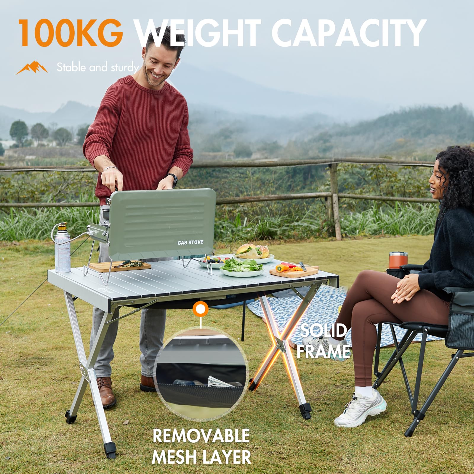 Portal Mesa de camping plegable