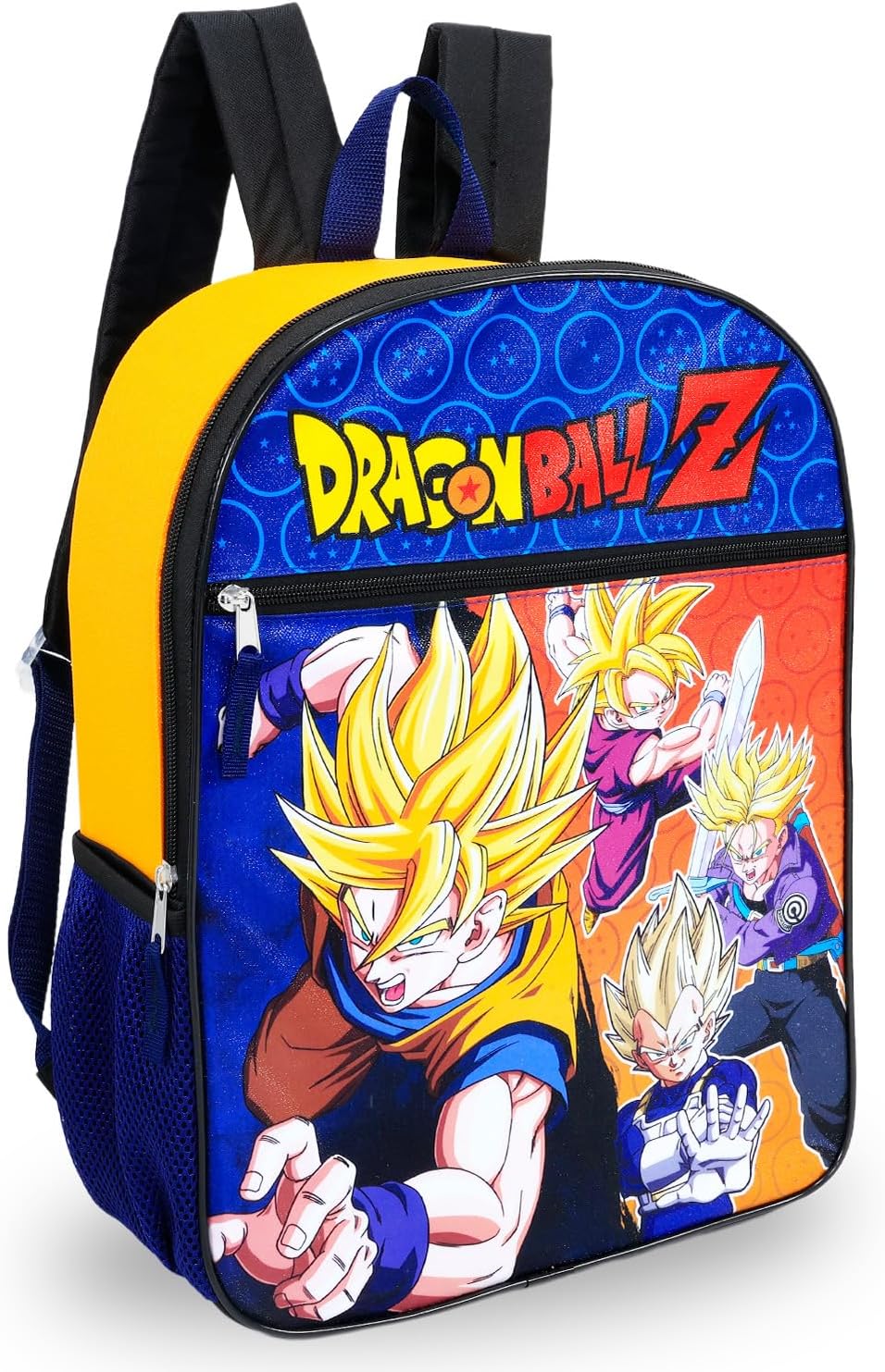 Dragon Ball Z Backpack for Kids - Bundle with Anime Backpack for Kids Plus Stickers, Water Bottle, More | Dragon Ball School Bag Set for Boys