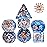 UDIXI 7PCS Polyhedral Dice Set, 7-Die DND Dice Set Filled with Sun Eye for Role Playing Games as Dungeons and Dragons RPG MTG Table GamesD&D (Warlock)
