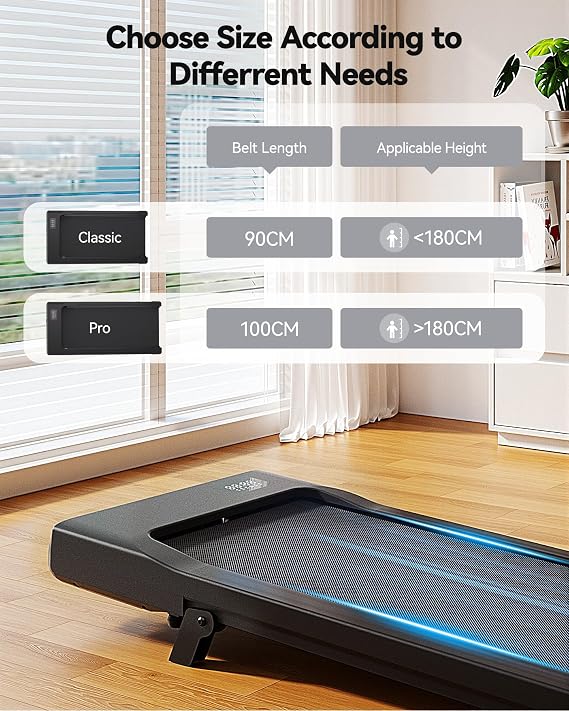 Walking Pad with 6% Incline Treadmill for Home Foldable
