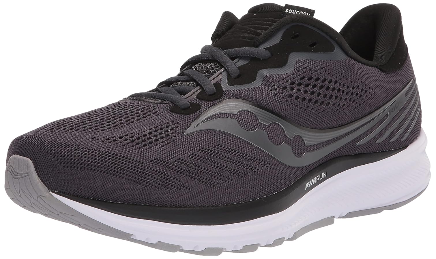 Amazon.com | Saucony Men's Ride 14 Running Shoe, CHARCOAL