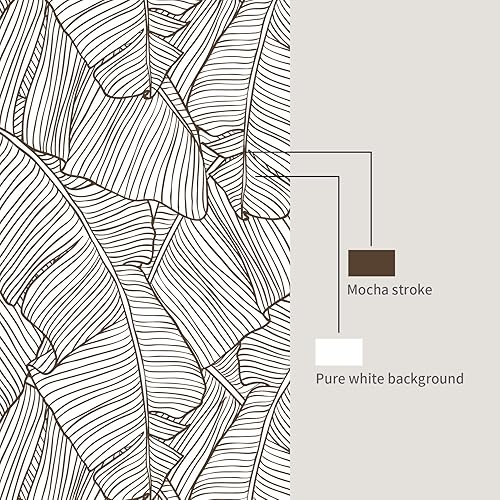 Miniatura 5 de Mural de pared chinoiserie pelar y pegar, papel tapiz autoadhesivo de vinilo texturizado de cuero para dormitorio, sala de estar, decoración de