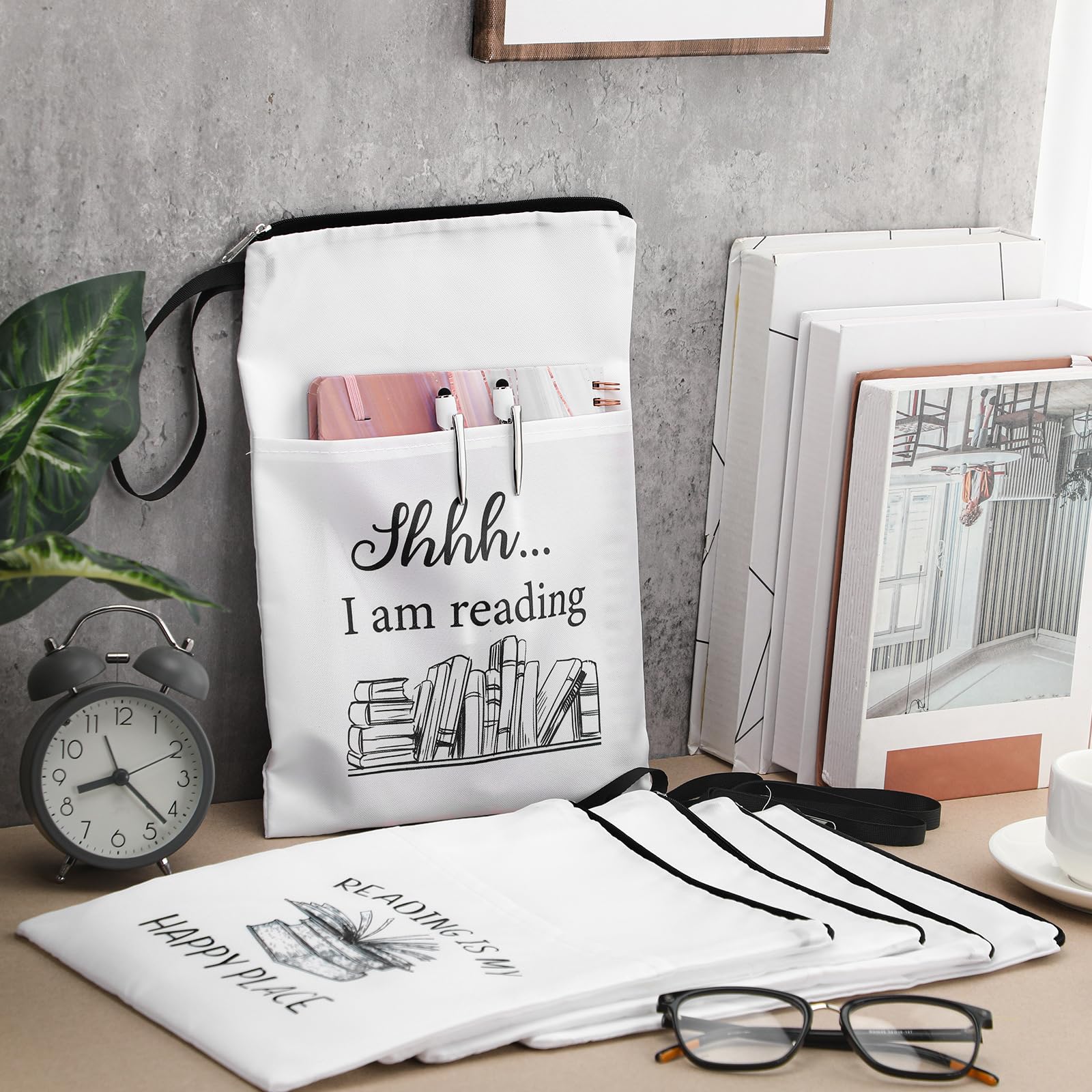 Amazon.com: Cosblank 8 Pcs Book Club Gifts Book Pouch Sleeves Bulk