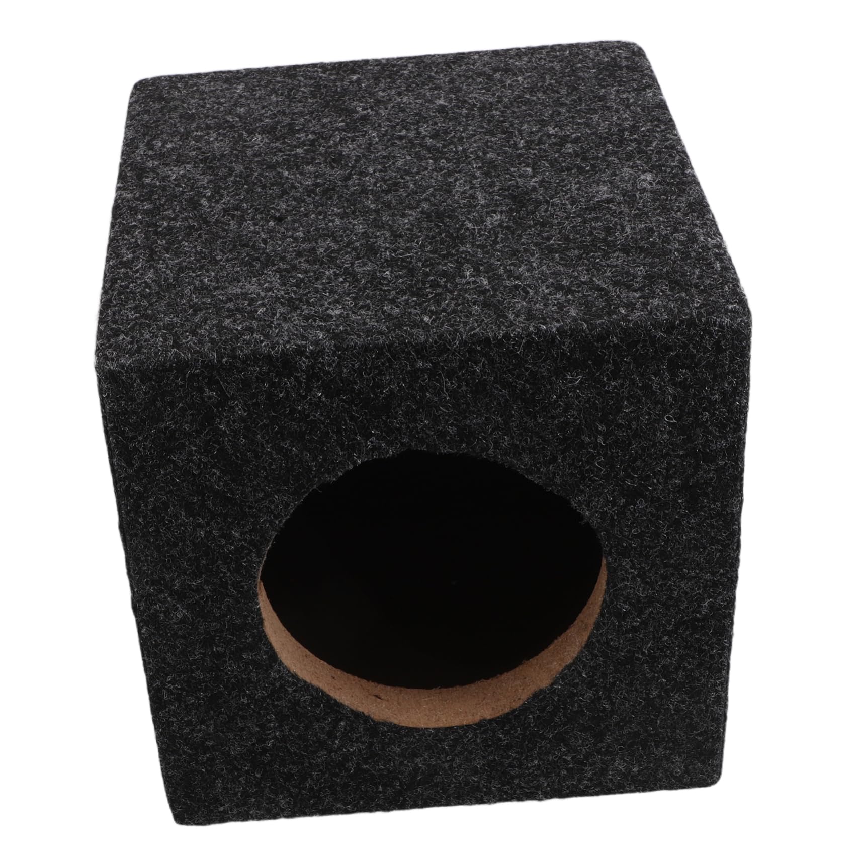 GANAZONO Caja de Subwoofer Cuadrada de Madera para Automóvil Diseño Pequeño y Fácil de Usar, Mejora el Rendimiento de Audio en Vehículo y Hogar