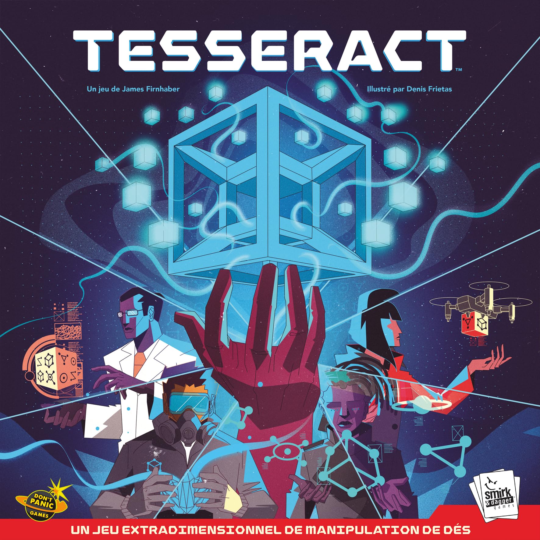 Don't Panic Games | Tesseract | Jeu de société | À partir de 14 Ans | 2 à 4 Joueurs | 60 Minutes