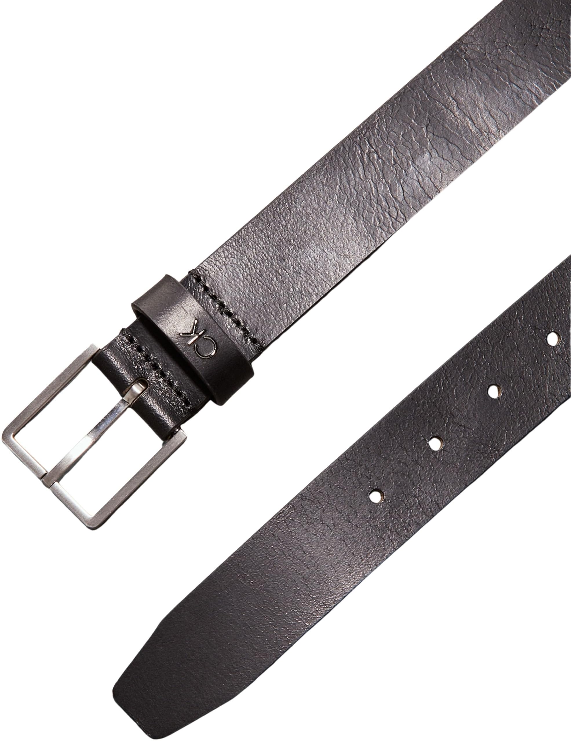 Calvin Klein Herren Gürtel Formal Belt 3,5 cm Ledergürtel, Schwarz (Ck Black), 95 cm – Ansicht 2