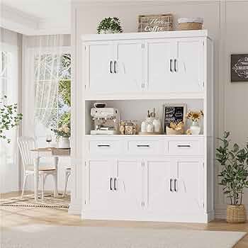 ホワイトキッチン収納キャビネット 81zARagVIQL._AC_UF350,