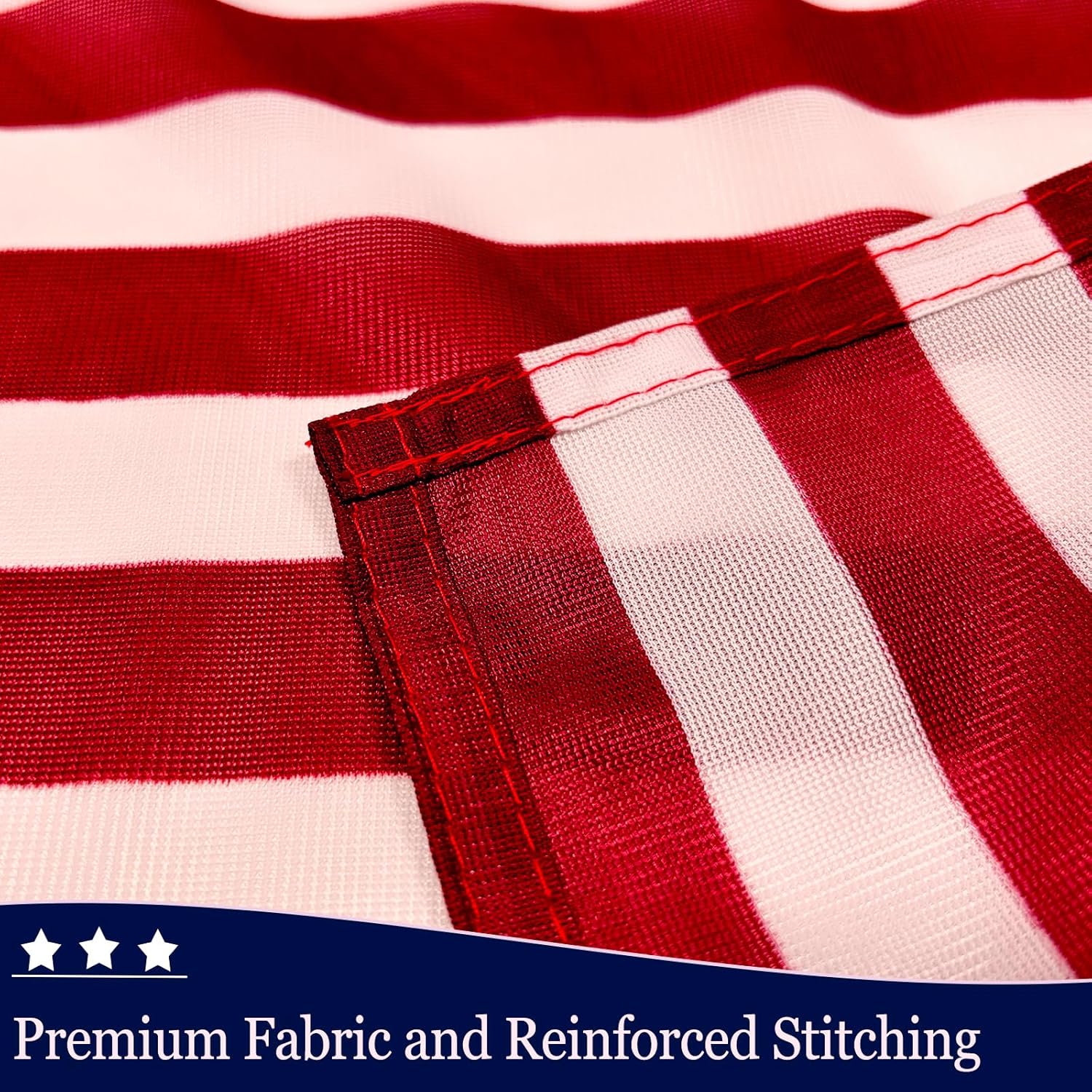 JRED WWII Grave Marker with 12x18 Inch American Flag Set, Aluminum Cemetery Plaque, 12x18 Inch US Flags on Stick with Retractable Stainless for All American Military Veterans - Image 6