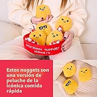 Vista 4 de Nuggets de pollo de apoyo emocional de Relatable, peluches y juguetes de peluche, juguetes esponjosos y peluches, grandes ideas de regalo para seres