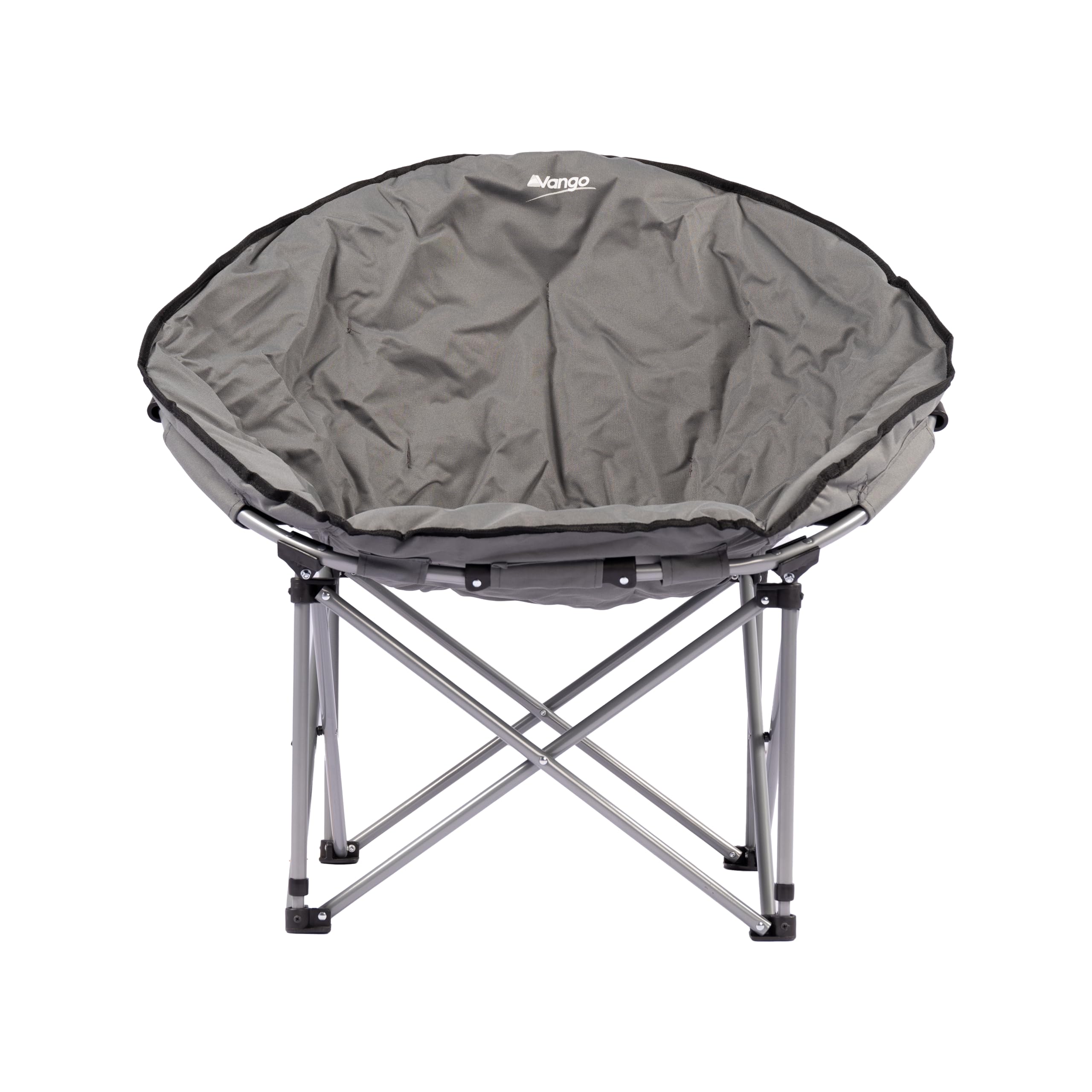 Lunar Moon Chair for Adults (Amazon Exclusive), Extra Spacious, Folding Camping Chair, Heavy Duty Frame, Padded Saucer Shape for Garden, Fishing, Festivals