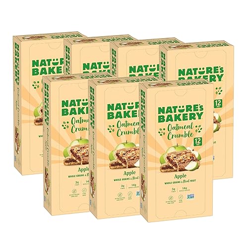 Miniatura 22 de Nature's Bakery Barritas de avena desmenuzada, fresa, fruta real, veganas, sin OMG, barra de desayuno, 1 caja con 6 barras, 6