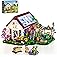 FUNWHOLE Botanical-Garden Greenhouse Lighting Building-Bricks Set - Farm Flower House Collection LED Light Model Display Set