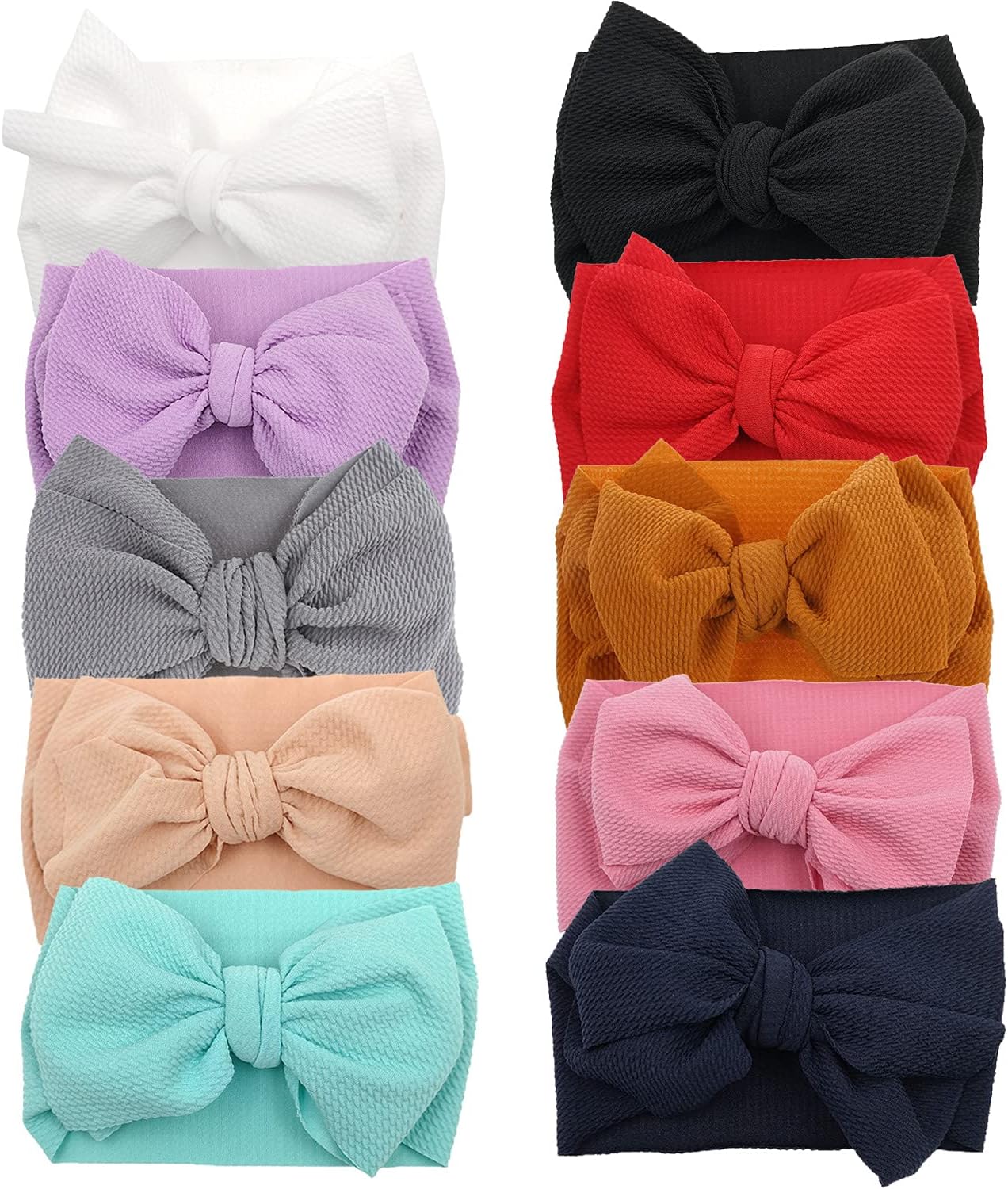Big Hair Bow Baby Headbands Knot Headwrap bow wide headband Elastic Head Wraps for Newborn Infant Toddler Hair Accessories