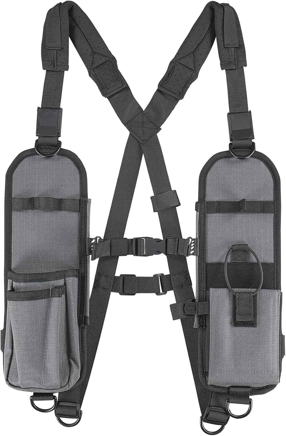 Ergodyne Squids 3144 Dual Shoulder Radio Holster Harness for Barcode Scanners