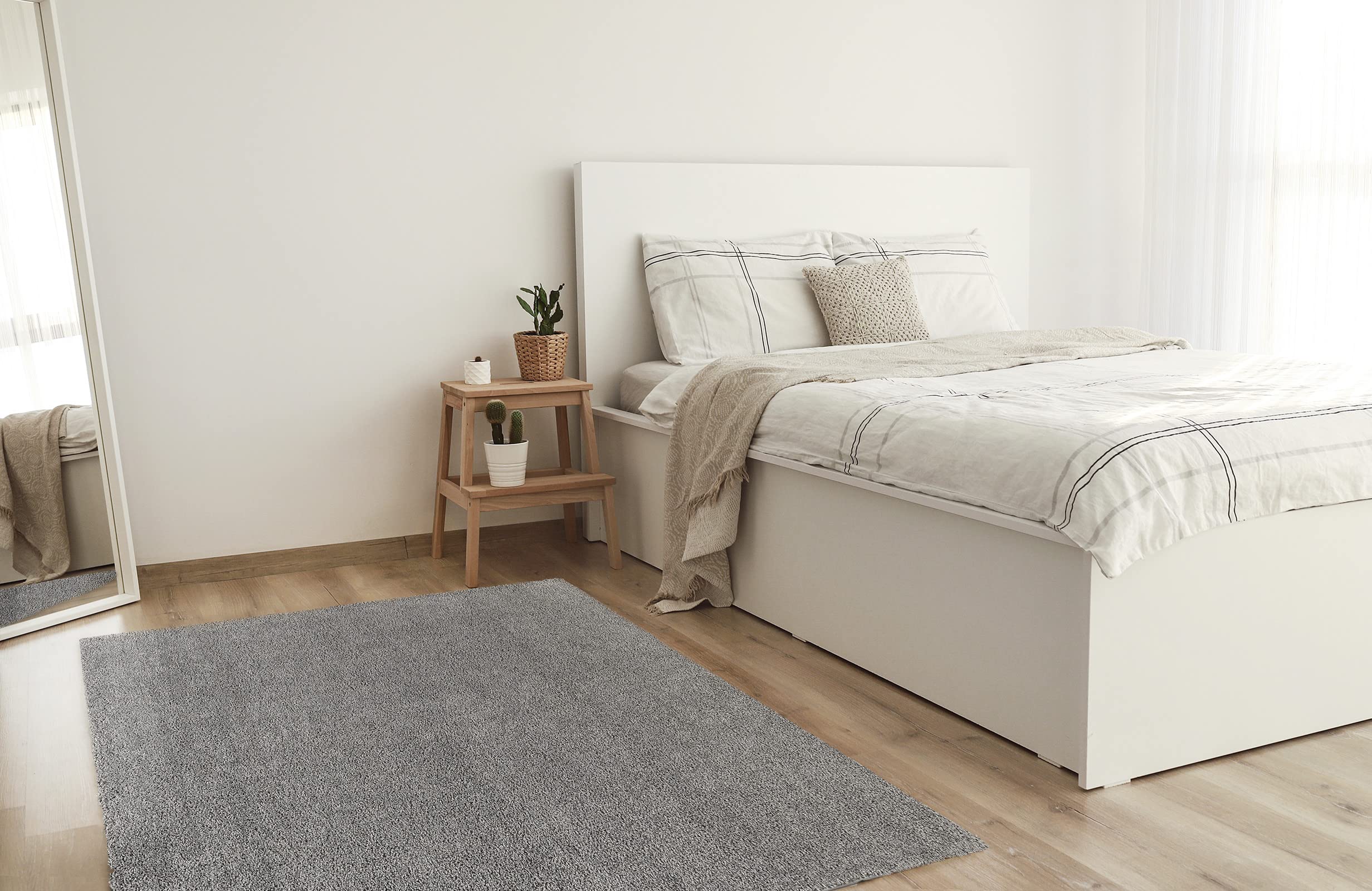 Nazar Tapis Shaggy à Poils Longs - Différente Tailles et Couleurs. Tapis Poils Longs, Tapis De Salon, Tapis de Chambre, Couloir, Tapis Shaggy, Tapis Fourrure, Tapis Uni, Tapis Doux