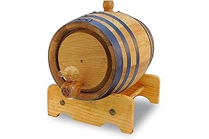 Red Head Barrels 2 L Premium Oak Aging Barrel - Makes Whiskey,...