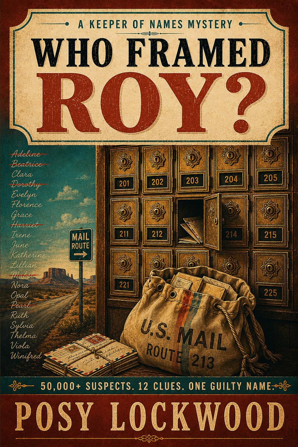 Who Framed Roy?: A Murder-Mystery Logic Puzzle: Find One Killer Hidden in 50,000 Suspects (Keeper of Names)