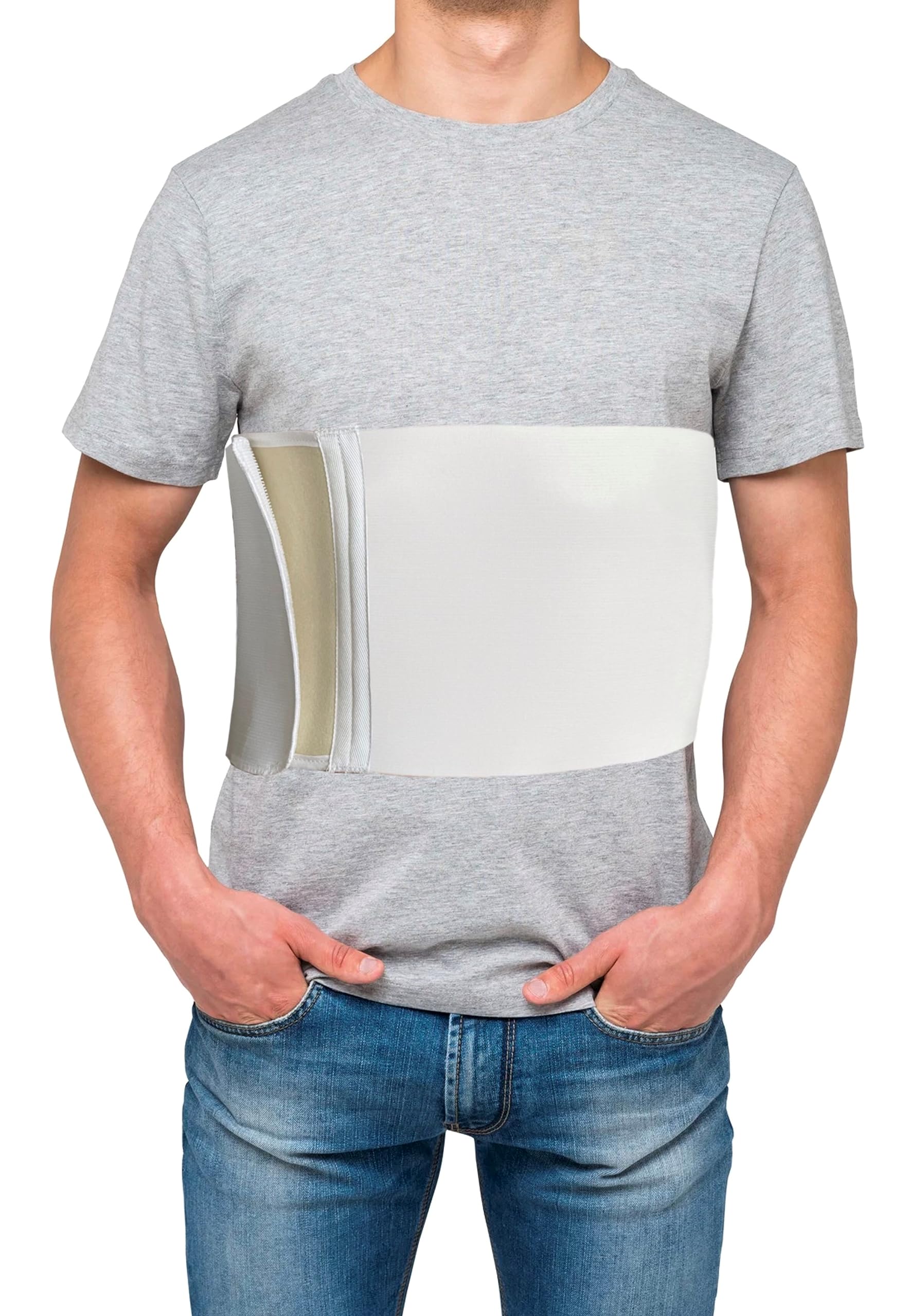 Amazon.com: FlexaMed Men's 8 Inch Wide Adjustable Rib Chest