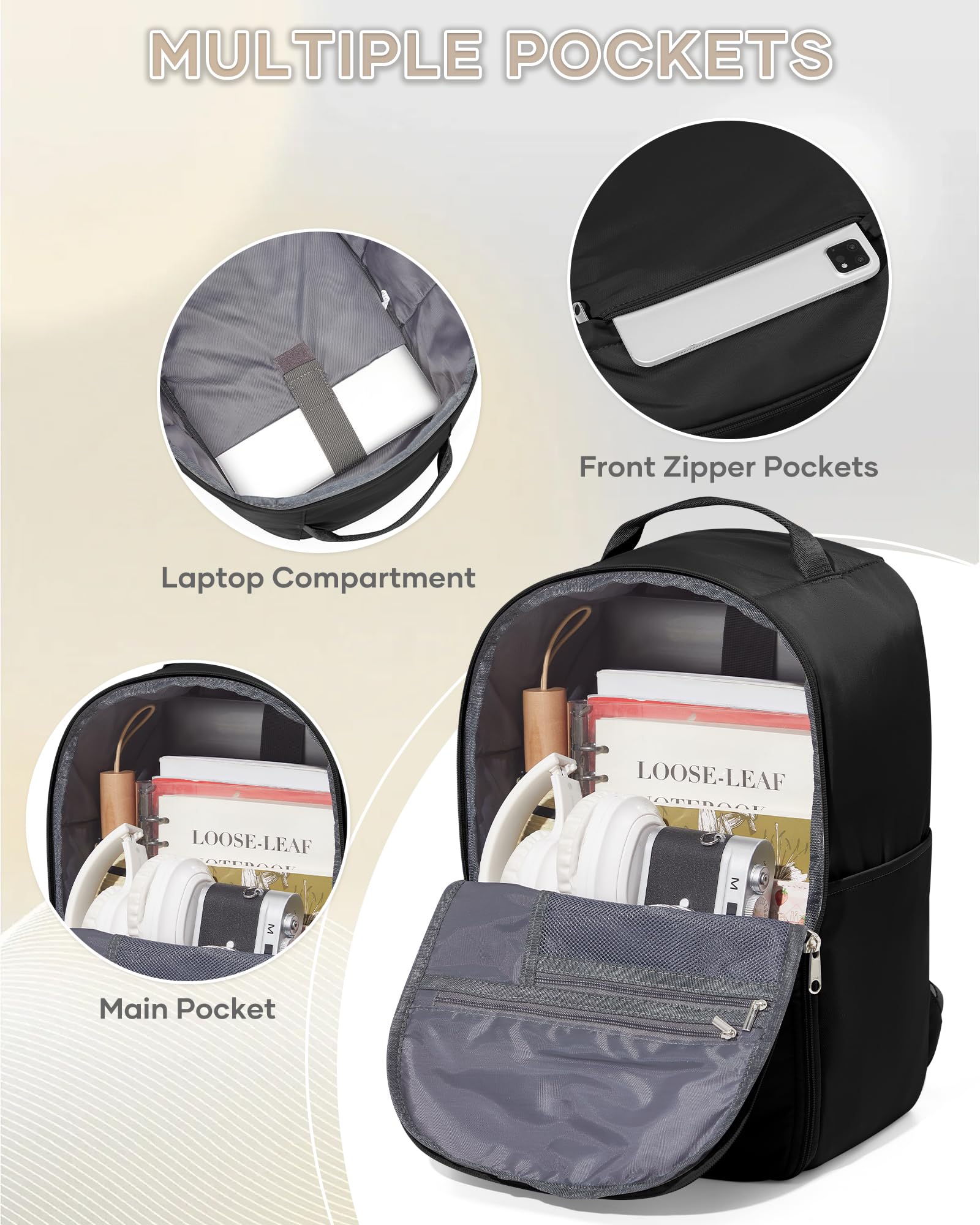 SZLX Zaino Ryanair 40x20x25 e 45x36x20 - Bagaglio a Mano Donna e Uomo, Borsa da Cabina Impermeabile per Laptop 14 Pollici, Zaino da Viaggio