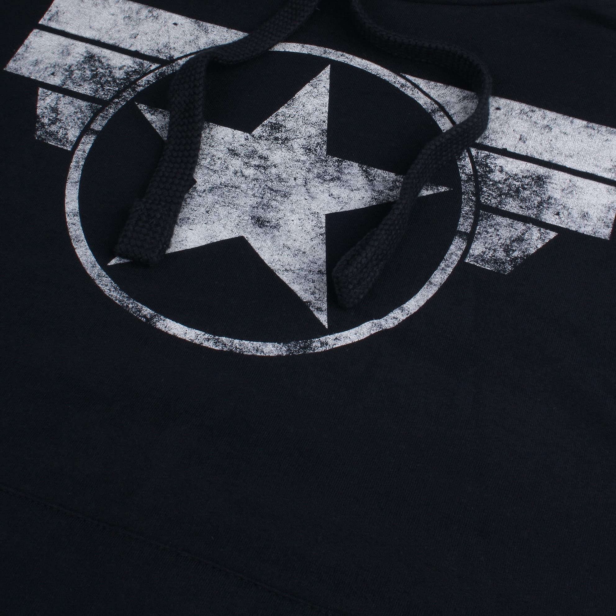 Marvel Captain America - Cap Logo Capucha Hombre (Pack de 1)