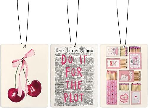 Miniatura 21 de ambientador retro rosa para el coche, boletos de tiempos buenos funky Y2K, tarjeta de la suerte de chica afortunada, tarjeta de acceso, comprobante